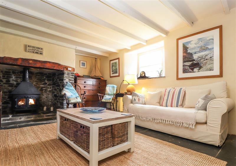 Enjoy the living room at Higher Hill House, Crackington Haven
