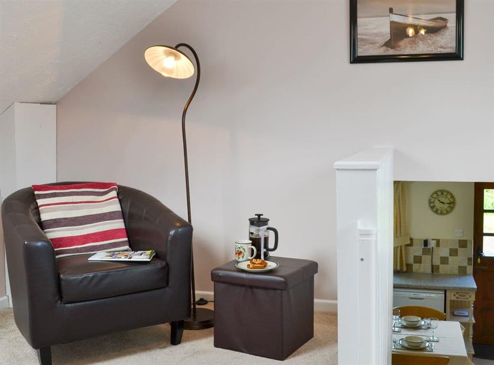 Comfy living room at Higher Hopworthy Cottage, 