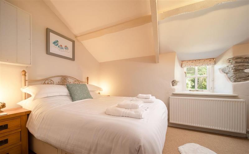 This is a bedroom at Higher Mullacott Farmhouse, Ilfracombe