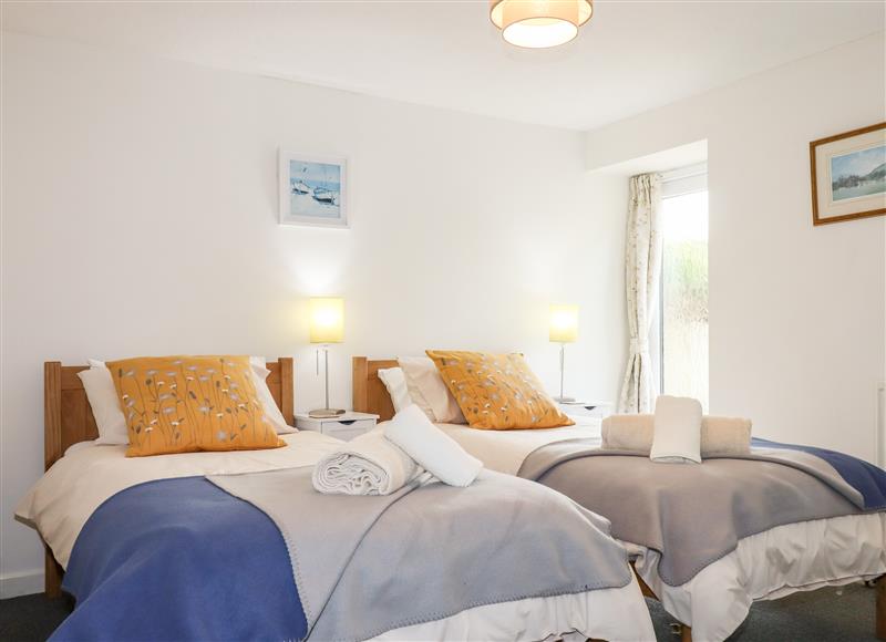 One of the 2 bedrooms at Higher Norton Barn, East Allington