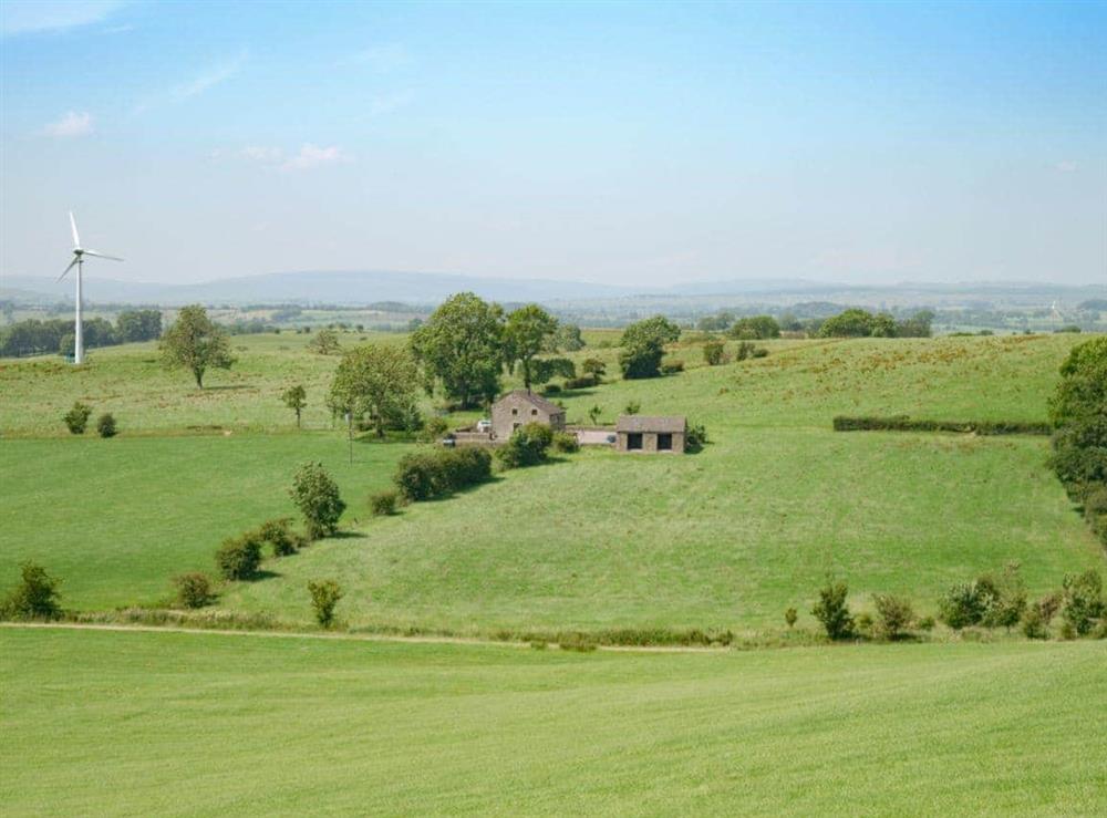Beautiful surrounding area (property in the middle of the photo) at Higher Paradise in Horton-in-Craven, near Skipton, North Yorkshire