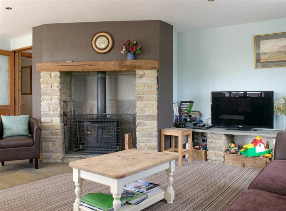 Cosy living area at Higher Paradise in Horton-in-Craven, near Skipton, North Yorkshire