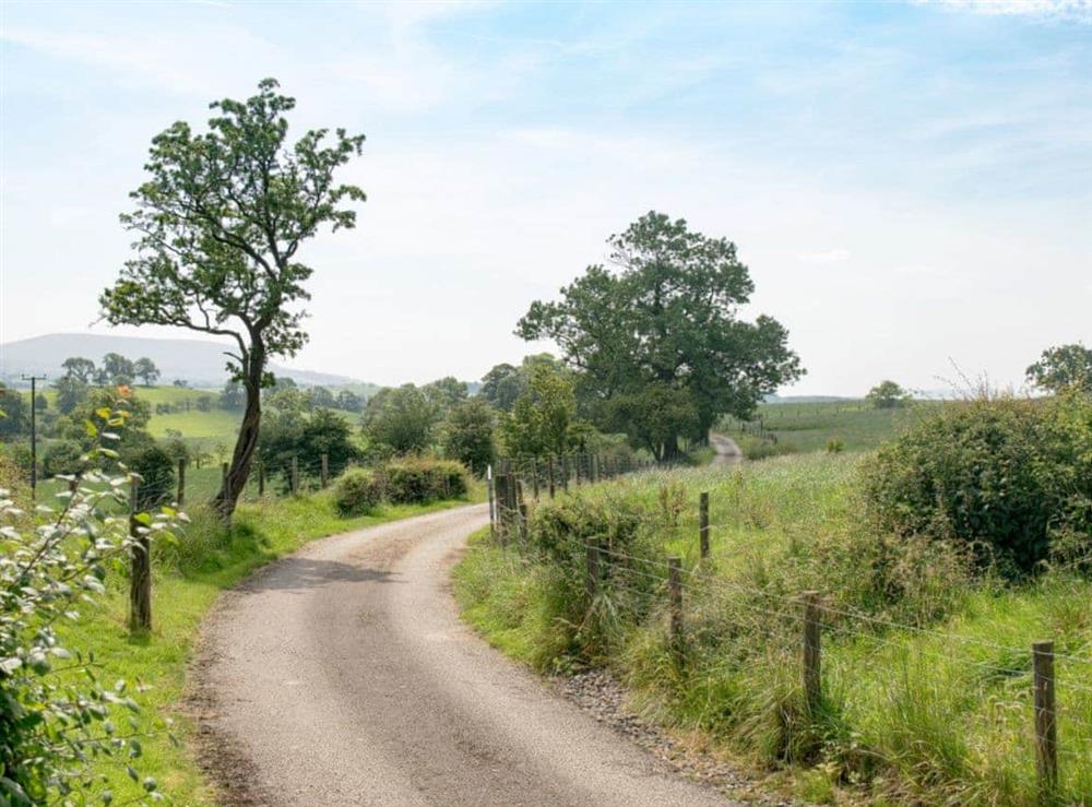 Country lane leading to/ from the property at Higher Paradise in Horton-in-Craven, near Skipton, North Yorkshire