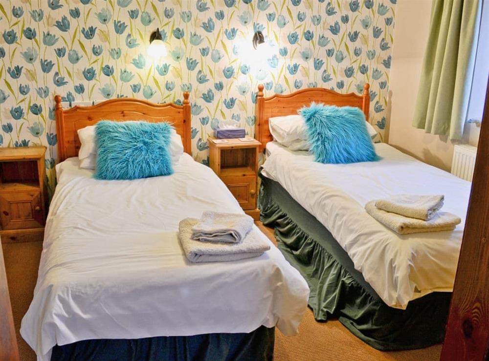 Twin bedroom at Higher Paradise in Horton-in-Craven, near Skipton, North Yorkshire