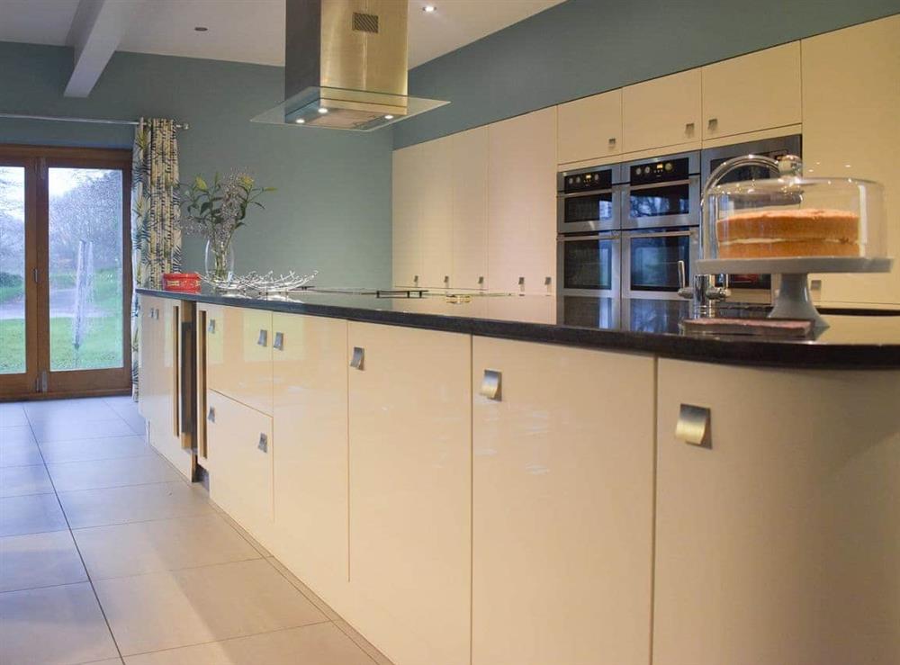 Well equipped and fitted kitchen at Wisteria House, 