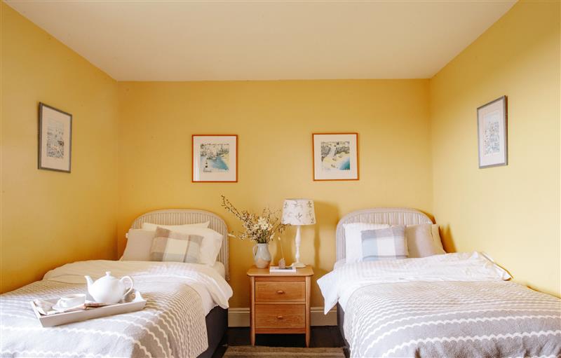 One of the 3 bedrooms (photo 2) at Higher Roskestal, St. Levan near Porthgwarra