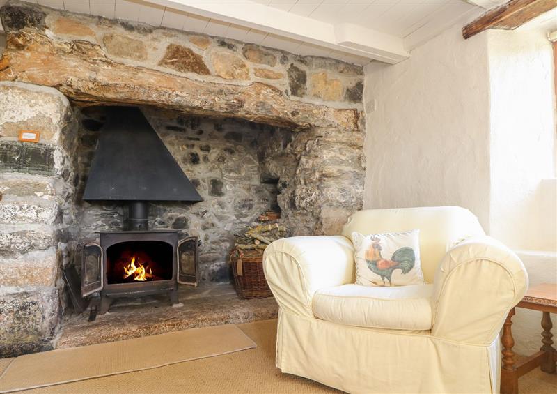 Relax in the living area at Higher Roskorwell Cottage, St Keverne