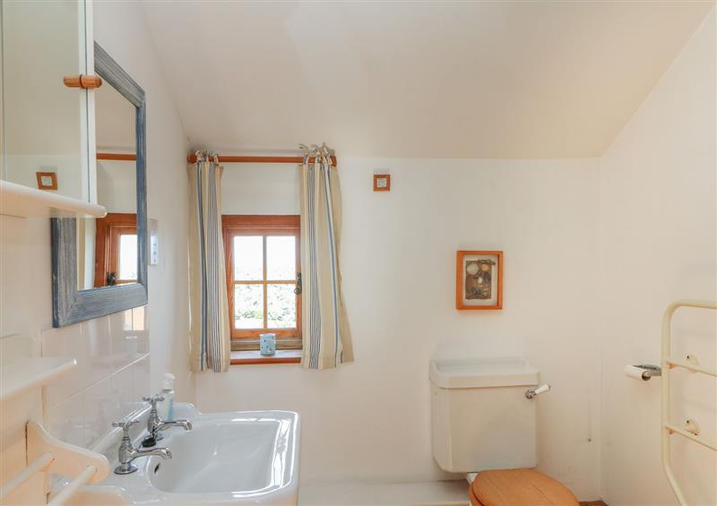 This is the bathroom at Higher Roskorwell Cottage, St Keverne