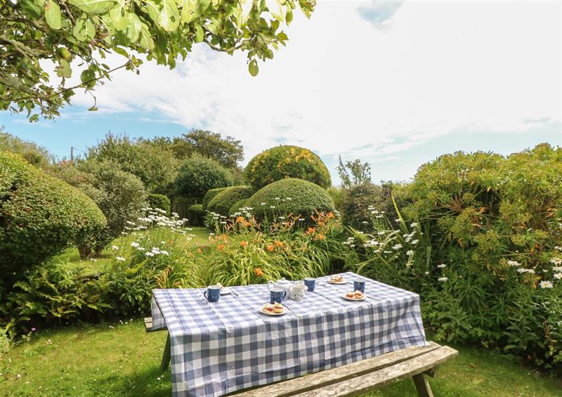 This is the garden at Higher Roskorwell Cottage, St Keverne