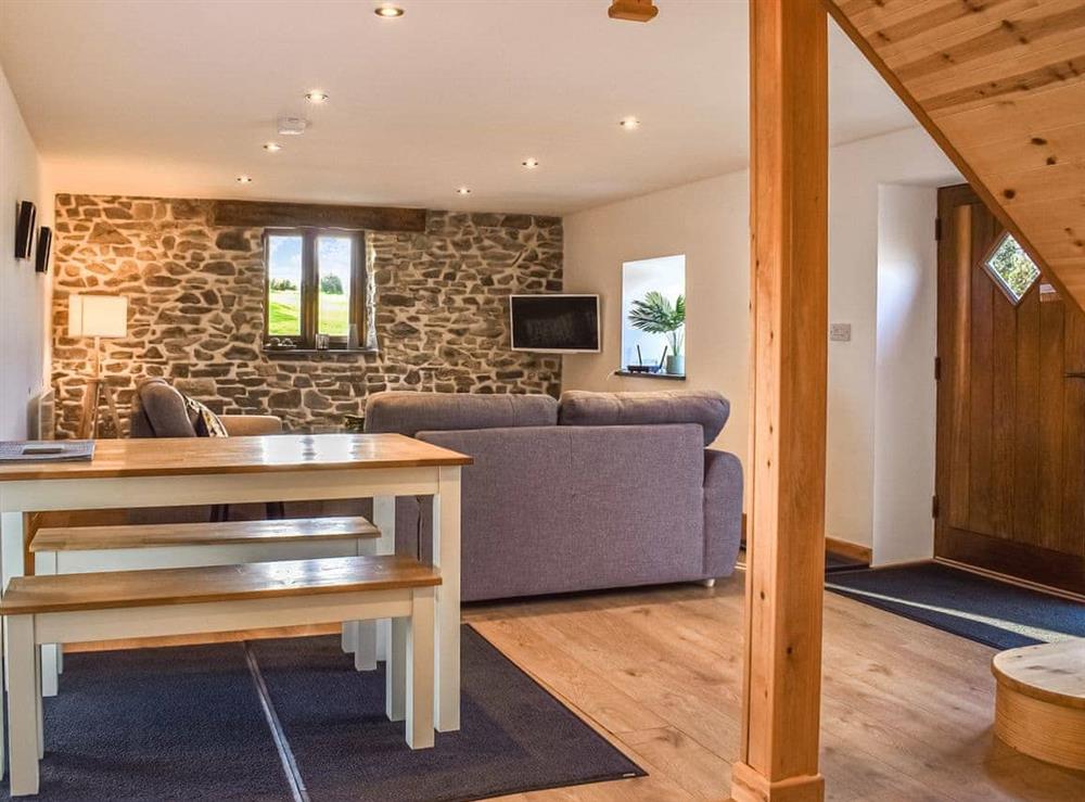 Open plan living space at Hay Loft, 