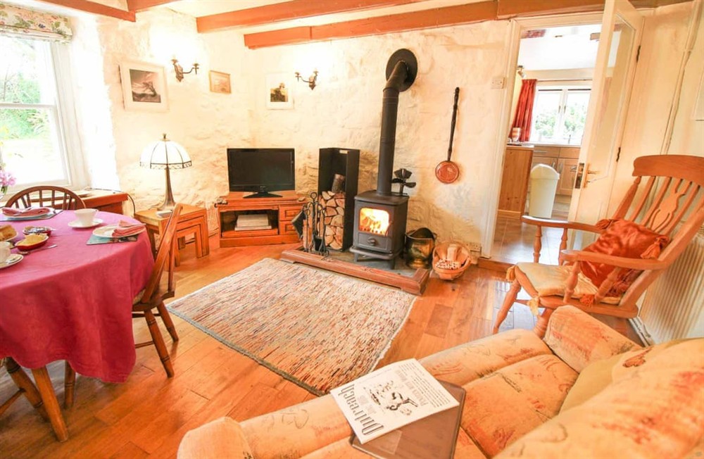 Living area (photo 2) at Higher Trewellard Hill Farm in Cape Cornwall, England