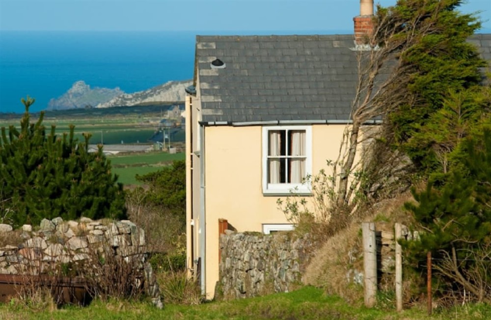 Outdoor area at Higher Trewellard Hill Farm in Cape Cornwall, England