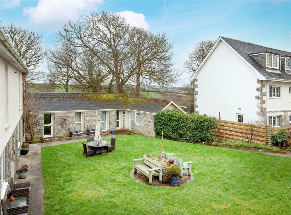 Garden and grounds at Higher Trewithen Holiday Cottages- The Hayloft in Sithians, near Falmouth, Cornwall