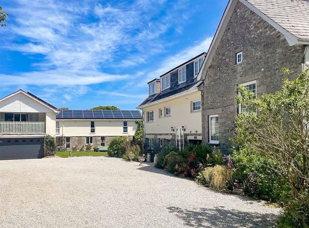 Free parking at Higher Trewithen Holiday Cottages- The Weavers in Sithians, near Falmouth, Cornwall