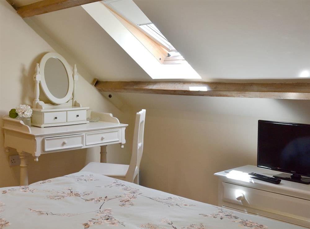 Comfy bedroom at Highfield Barn in Nawton, near Helmsley, North Yorkshire