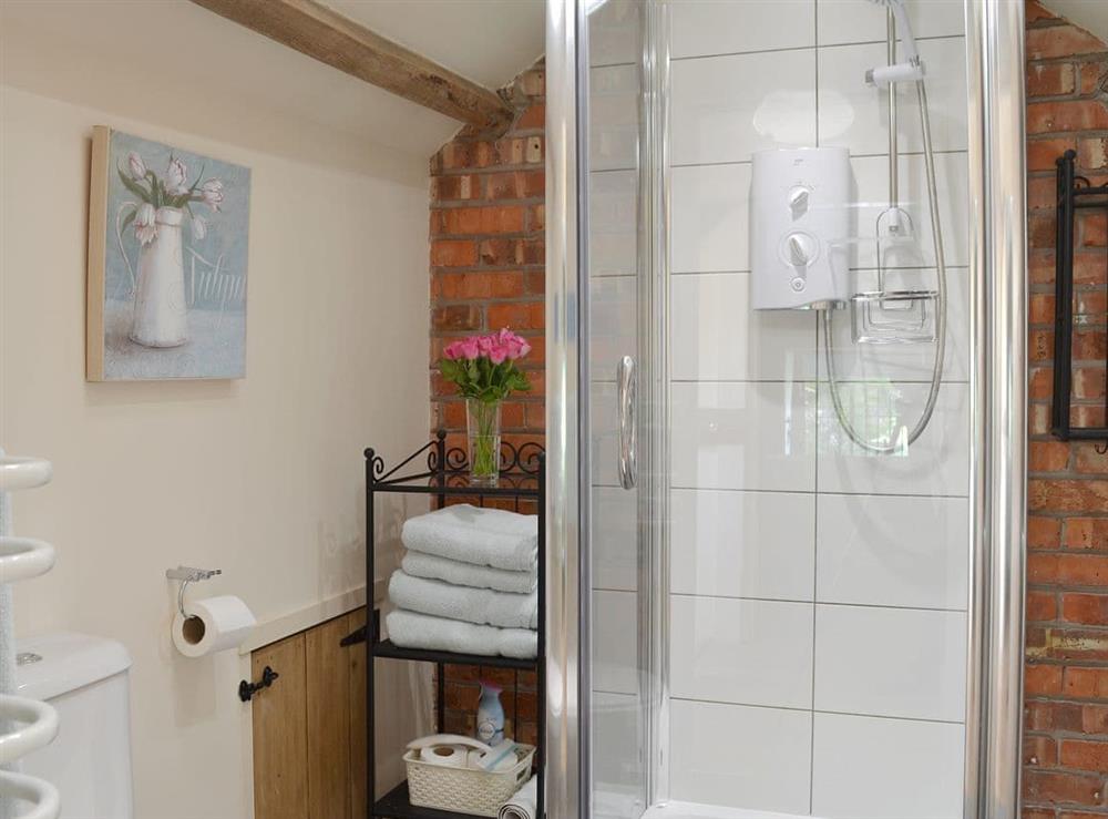 Shower room at Highfield Barn in Nawton, near Helmsley, North Yorkshire