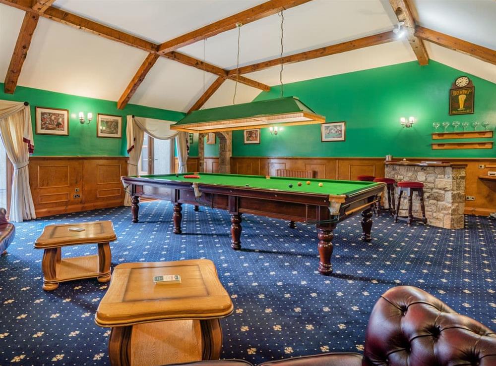 Games room at Highfield Cottage in Poulton-le-Fylde, Lancashire