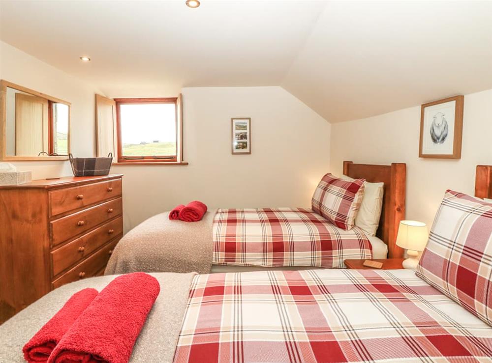 Twin bedroom (photo 2) at Highfields Barn in Leek, Staffordshire
