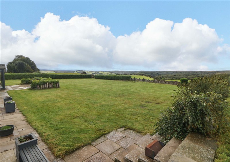 The garden at Highgate house, Holmesfield near Dronfield