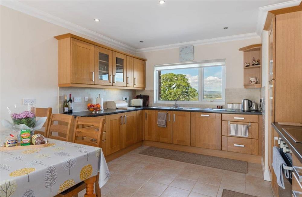 This is the kitchen at Highgrove in Molleston, Narberth, Pembrokeshire, Dyfed