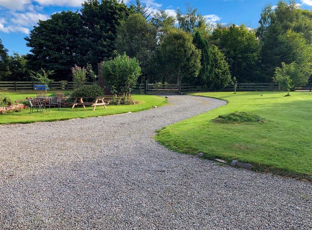 Garden and grounds at Highland Annexe in Munlochy, Ross-Shire