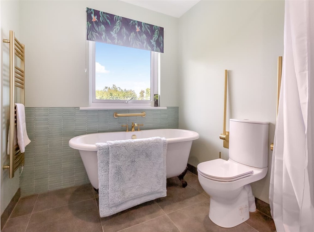 Bathroom at Highland Sanctuary in Dornoch, Sutherland