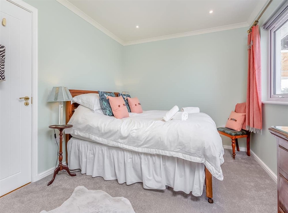 Double bedroom at Highland Sanctuary in Dornoch, Sutherland