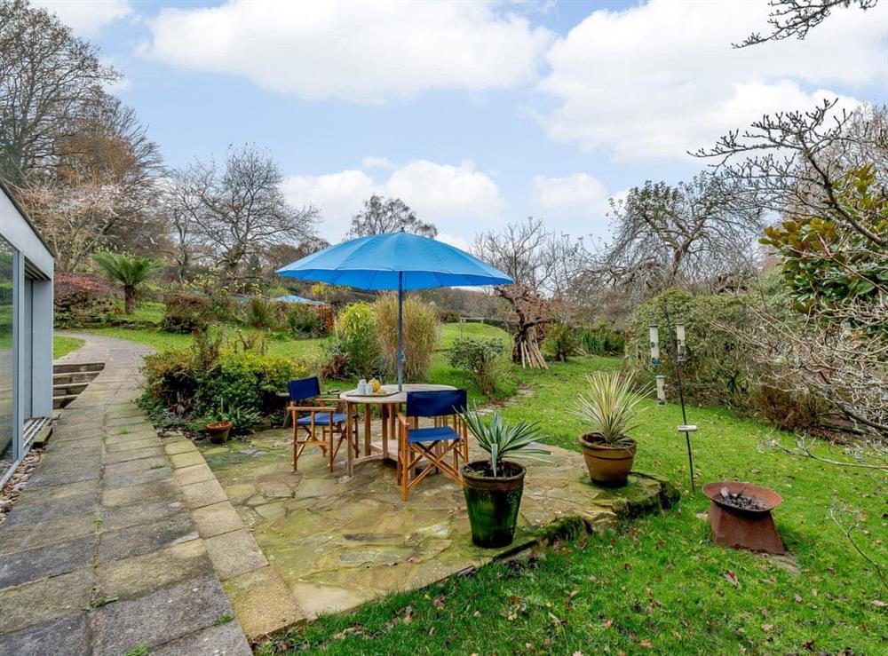 Garden at Highlands Farmhouse in Dallington, near Heathfield, East Sussex