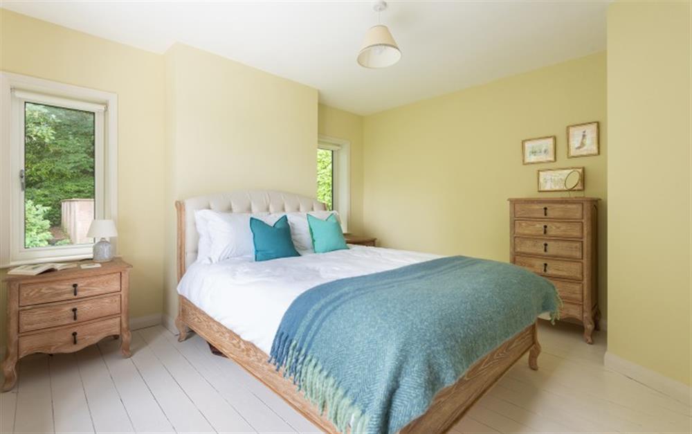 This is a bedroom at Highover in Lyme Regis