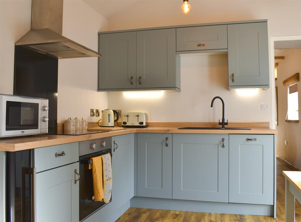 Kitchen area at Highstool View in Chelmorton, Derbyshire