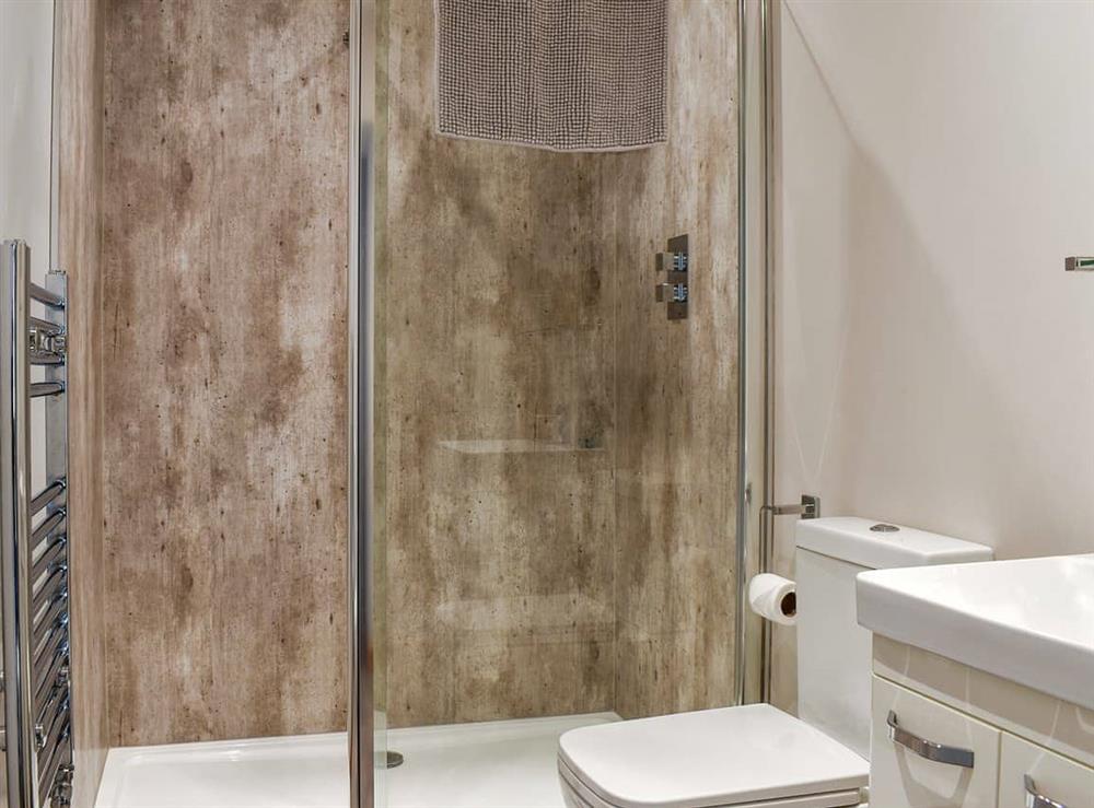 Shower room at Highstool View in Chelmorton, Derbyshire