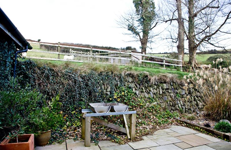 This is the garden at Highview Barn, Devon