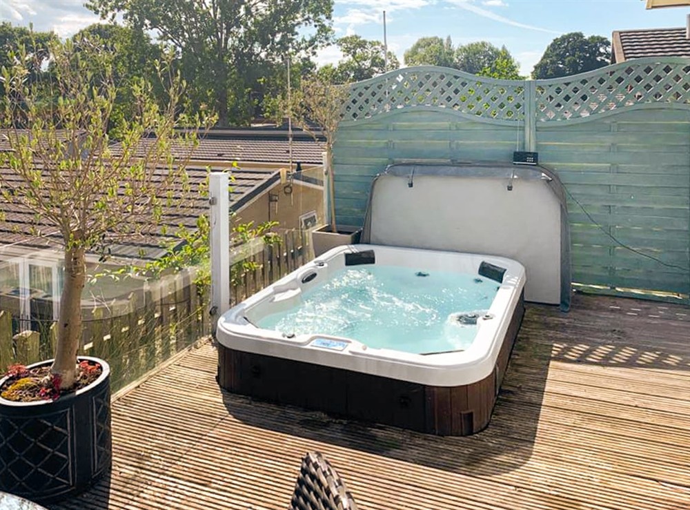 Hot tub at Highview in North Walsham, Norfolk