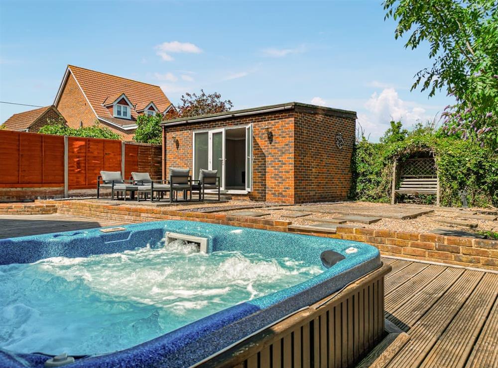 Hot tub at Highwater View in Isle of Sheppey, Kent