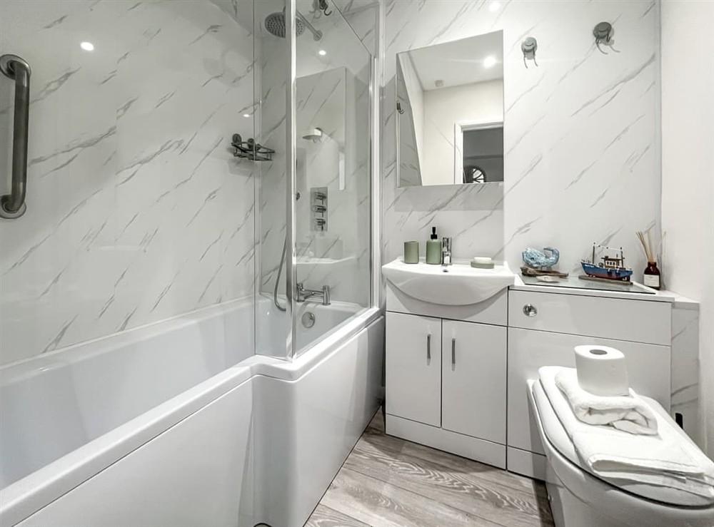 Bathroom at Hildas Hideaway in Whitby, North Yorkshire