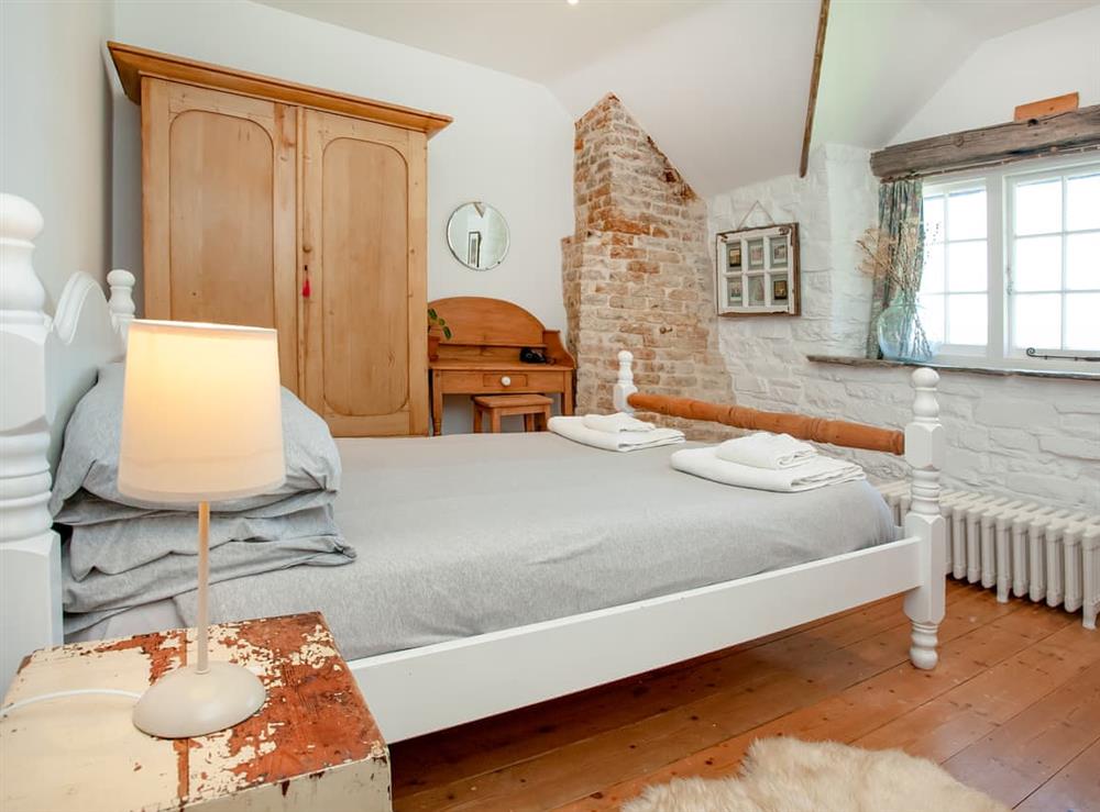 Double bedroom at Hill Cottage in Poughill, near Bude, Cornwall