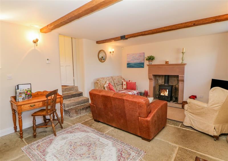 The living area at Hill Cottage, Winster