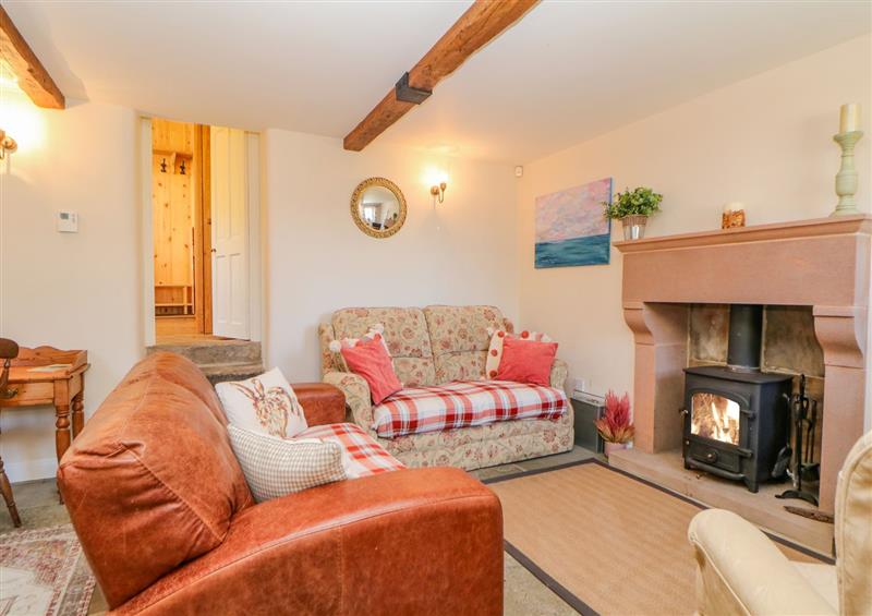 The living room at Hill Cottage, Winster