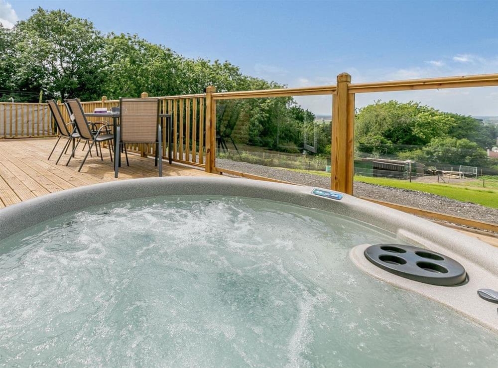 Hot tub at Hill Crest Lodges- Hill Crest Lodge 2 in Hemswell, near Market Rasen, Lincolnshire