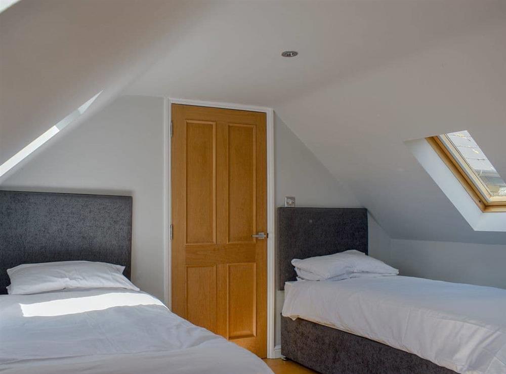 Twin bedroom at Hill Farm Cottage in Chittering, Cambridgeshire
