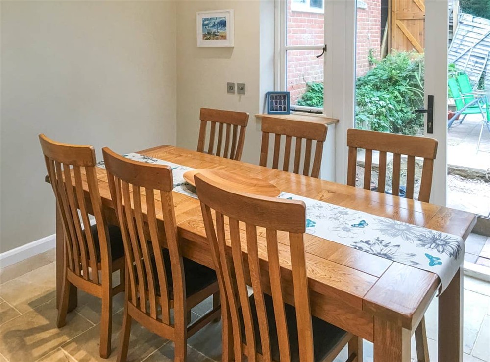 Dining Area at Hill House in Snape, Suffolk