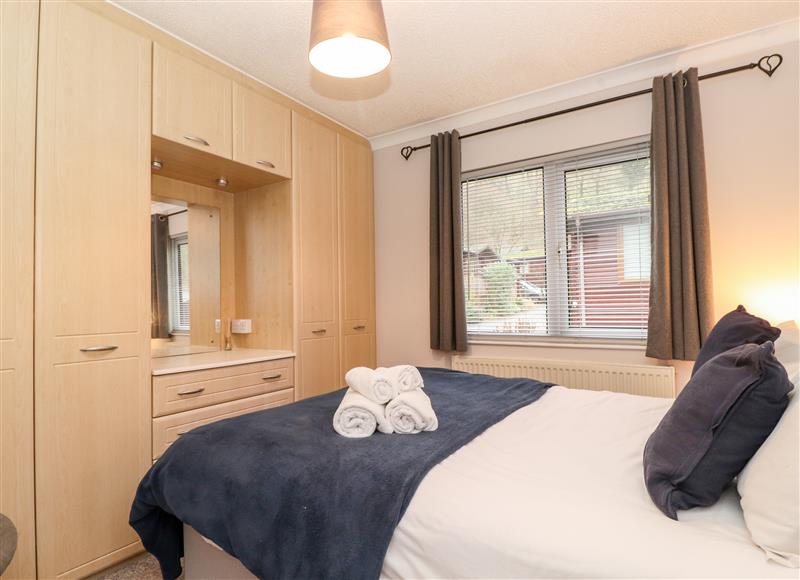One of the 2 bedrooms at Hill Lodge, Troutbeck Bridge