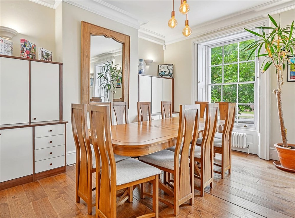 Dining Area at Hill Rise Cottage in Hampton Court Village, Surrey