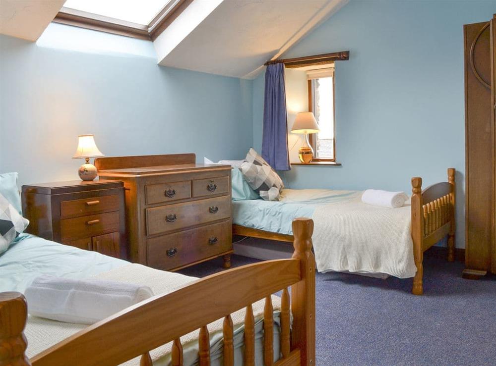 Good-sized twin bedroom at Hill Top Barn in Newton-in-Cartmel, near Grange-over-Sands, Cumbria
