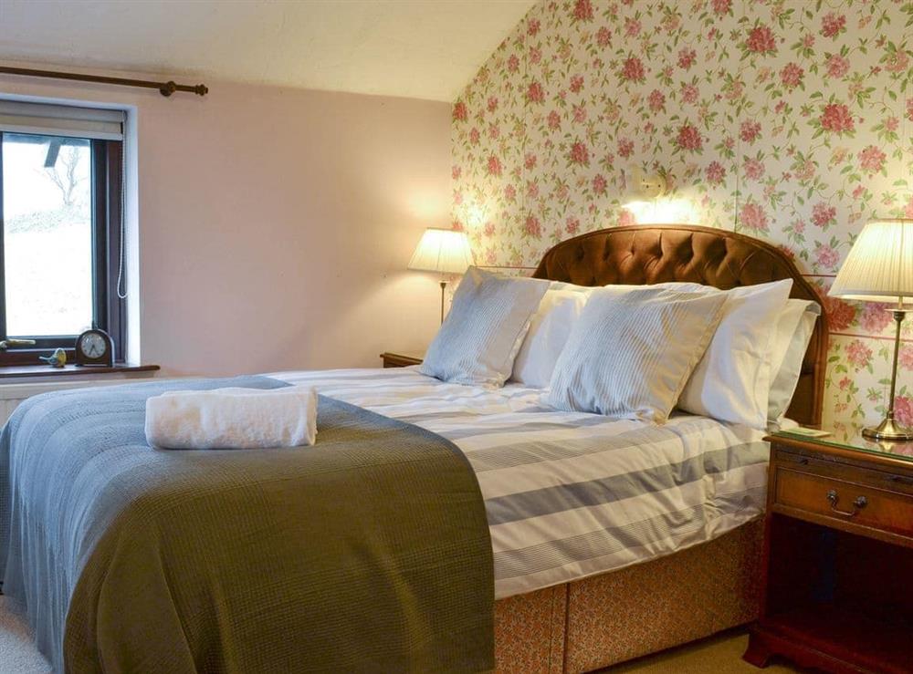 Relaxing double bedroom at Hill Top Barn in Newton-in-Cartmel, near Grange-over-Sands, Cumbria