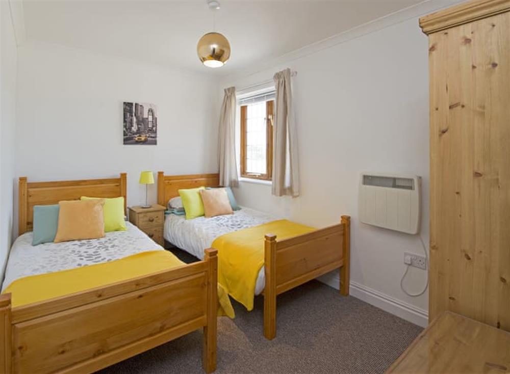 Twin bedroom at Hill Top Cottage in , Freshwater & West Wight