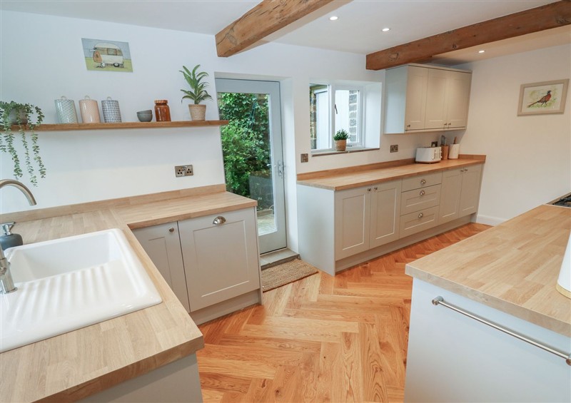 The kitchen at Hill Top Cottage, Holmfirth