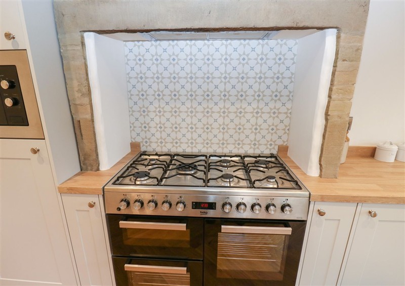 This is the kitchen at Hill Top Cottage, Holmfirth