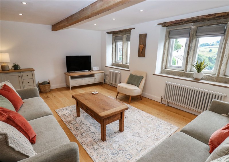 This is the living room at Hill Top Cottage, Holmfirth