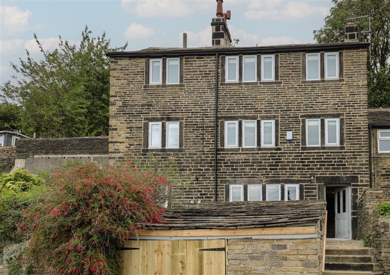 This is the setting of Hill Top Cottage at Hill Top Cottage, Holmfirth